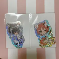 あんスタ ナンジャタウン ミニゲーム C賞 キラキラステッカー レオ　凛月