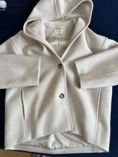 DES PRÉS（デ・プレ） ウールフーデッドショートコート