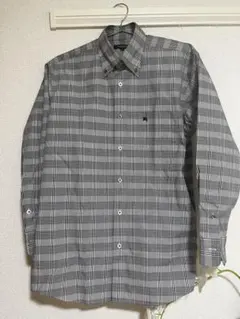 【美品】BURBERRY チェック柄 ボタンダウンシャツ Mサイズ
