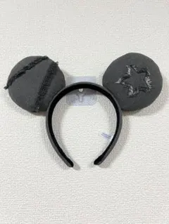 ミッキーマウス型グレーカチューシャ