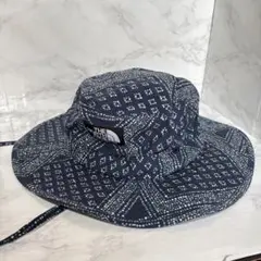 y030818 THE NORTH FACE ホライズンハット　M 総柄　メッシ