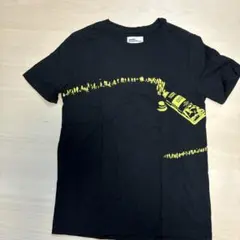 graniph イエローグラフィックTシャツ 黒