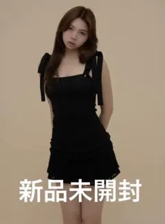匿名配送】andmary Mimi flower dress black - メルカリ