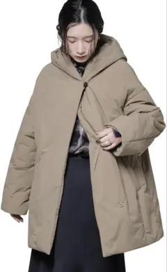 【新品極美品】ナノユニバース エアロゲル 中綿コート フード コクーン