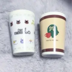 あつまれ どうぶつの森　タンブラー2個セット ファミマ 2個セット Amazon | ファミマ限定 あつ森 喫茶ハトの巣 タンブラー 2個