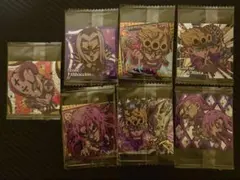 ジョジョの奇妙な冒険ウエハース黄金の風 ステッカー 7枚セット