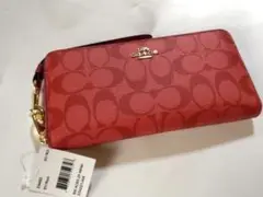COACH コーチ　　　　　C4452 レッド　長財布