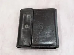 IL BISONTE 三つ折り財布 レザー ブラックのサムネイル