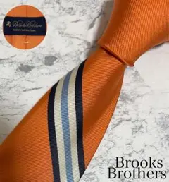 Brooks Brothers ネクタイ レジメンタル 細め