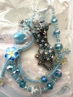 LuLuDiy おまけストラップ 青豹