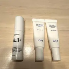Anua 0.3+ & IOPE RETINOLセット