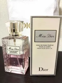 【新品未使用】Dior ミスディオール フレッシュローズ ボディオイル100ml