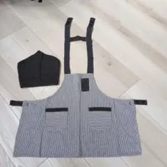 子供用ストライプエプロンセット 130-140