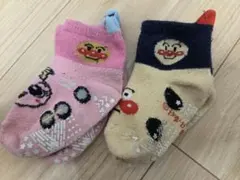アンパンマン キャラクター柄 ベビー靴下 2足セット 9～14cm