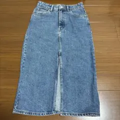 ZARA スリットデニムスカート