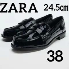 ZARA ペニーストラップローファー　美品