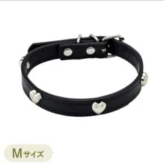 スリーコインズ　ハートの首飾り　Mサイズ　ブラックバレンタイン　犬用　ペット用