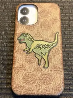 COACH 恐竜デザイン iPhone16ケース