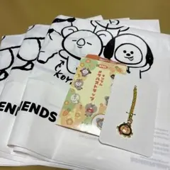 ＢＴＳ.BT21 ランダムメタルストラップ と袋3枚セット