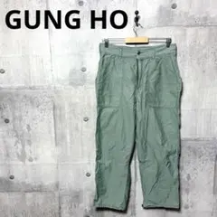GUNG HO ガンホー メンズ ベイカーパンツ w31 カーキのサムネイル