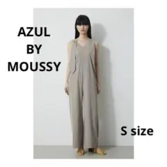 ☆美品☆アズールバイマウジー☆ウォーターリペレントサロペット☆撥水加工☆S☆BEのサムネイル