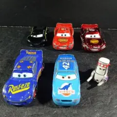 ディズニー カーズ 『 トミカ・マテル カーズ ミニカー 6台セット 』ジャンク