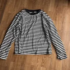 SHEIN ボーダーロングTシャツ