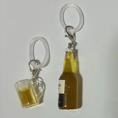 【おまとめ割あり】　めじるしアクセサリー　ビール　ビールジョッキ　2個セット