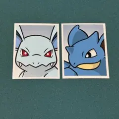 【韓国限定】ポケモン　証明写真　ガチャ　ニドリーナ　ニドクイン　2枚セットのサムネイル