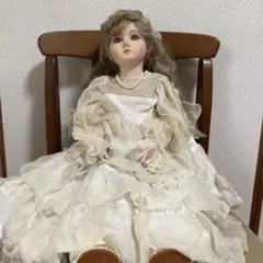 ビンテージドール　ドレスの女の子NO17