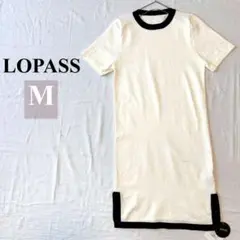 LOPASS　バイカラーニットワンピースのサムネイル