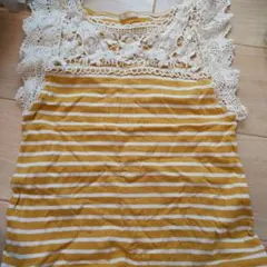 CROLLA ノースリーブトップス イエロー