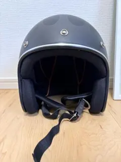 マットブラック ファイヤーパターン ジェットヘルメット　XL マットブラック ファイヤーパターン ジェットヘルメット XL - メルカリ