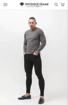 クルーネック 長袖カットソー