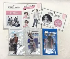 SixTONES アクリルスタンド 缶バッジ ステッカー　京本大我　新品