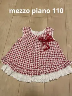 mezzo piano 110 ノースリーブチュニック