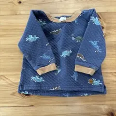 恐竜柄キルティングパジャマ上下セット 80