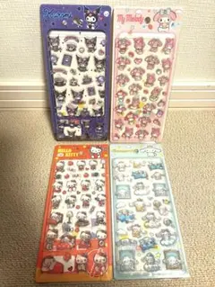 サンリオ　立体シール　ぷくぷくシール　ぷっくりシール　3Dシール キティ