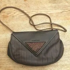 Les sacs Adam ダークブラウン ショルダーバッグ