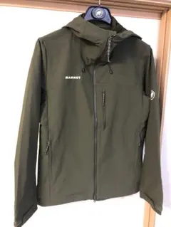 マムート　トレッカーズ　ソフトシェル　フーディ　アジアLサイズ　カーキ　超美品
