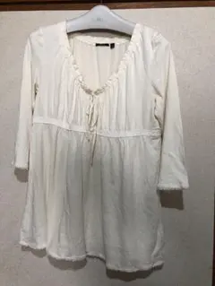 UNIQLO ユニクロ　七分袖トップス　チュニックカットソー　Ｌ