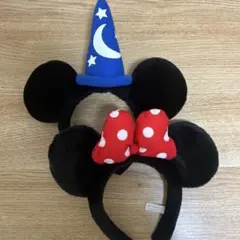 ミッキー&ミニー カチューシャセット ディズニー ファンタジア