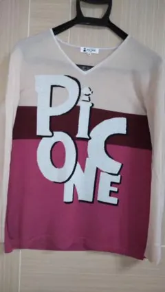 PICONE 長袖 ニット Vネック 40のサムネイル