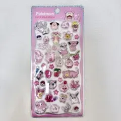 ポケモン プチドロップステッカー ピンク系　ヤドン