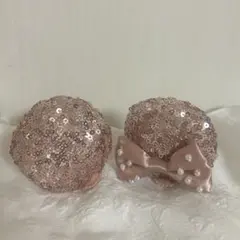 ディズニー ミニーちゃん スパンコール ヘアピン