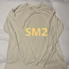 SM2 襟フリルシャツ　コットン　Fサイズ　アイボリー