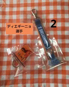 清水エスパルス ★ディエギーニョ選手 2 ★ マフラー風フラッグキーホルダー2点