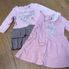 入手困難✫マザウェイズ✫90センチ　チュニック2枚セットのサムネイル