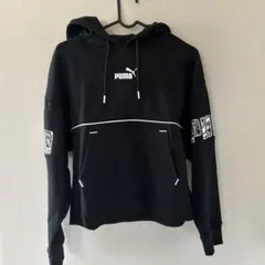 PUMA ブラック フード付きパーカー Sサイズ