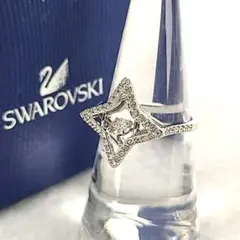 ☆SWAROVSKIスワロフスキー リング【15号】スター パヴェ ダンシング 